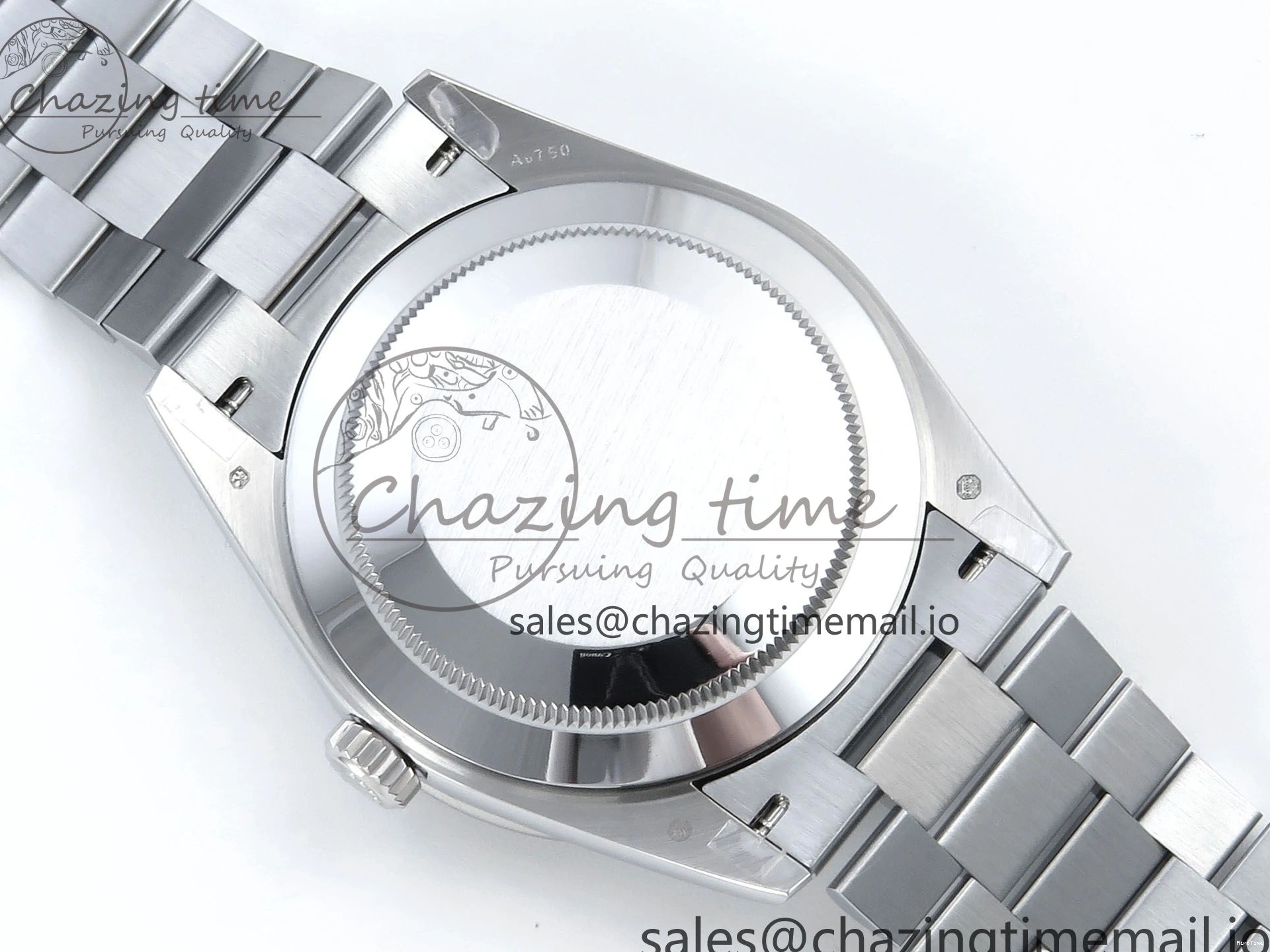 MiroTime 0409 Seasonal DayDate 40 SS QF 1:1 Best Edition Blue Black Dial Diamonds Bezel on President Bracelet A2836 V5 (Gain Weight) 482